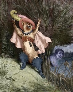 Le Chat botté, gravure de Gustave Doré